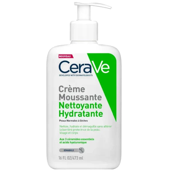 CeraVe Hydrating Cream‑to‑Foam Cleanser 473 ml