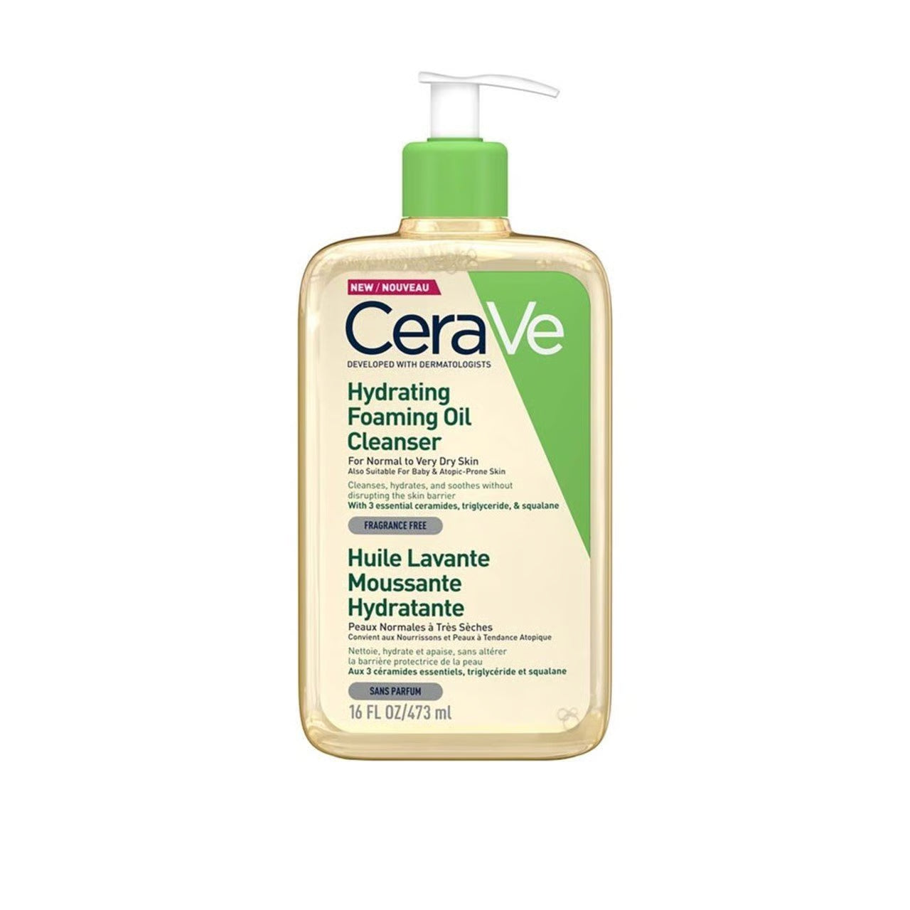 CeraVe Hydrating Foaming Oil Cleanser 473 ml